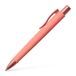 Faber-Castell 241125 - Balpen Poly Ball Urban Coral, 1 stuk, met verwisselbare XB-vulling, onuitwisbaar