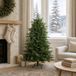 vidaXL - Kunstmatige - Hinged - Kerstboom - 150 - cm - PVC - en - Metaal - Groen
