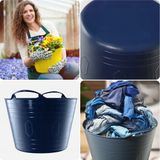 KADAX Panier flexible Évier universel 15L bleu marine