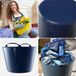 KADAX Panier flexible Évier universel 15L bleu marine