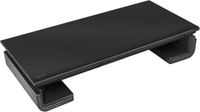 LogiLink monitorstandaard, in breedte verstelbaar, 3x USB, zwart