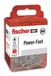 Fischer FPF-ST houtschroeven, gedeeltelijke schroefdraad 5,0 x 40, roestvrij staal A2, blister met 10 stuks
