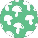 Bonateks, Ronde digitaal bedrukte muismat, antislip onderkant, voor kantoor en thuis, diameter: 22 cm