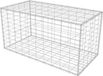 vidaXL Gabion mand 100x50x50 cm gegalvaniseerd staal
