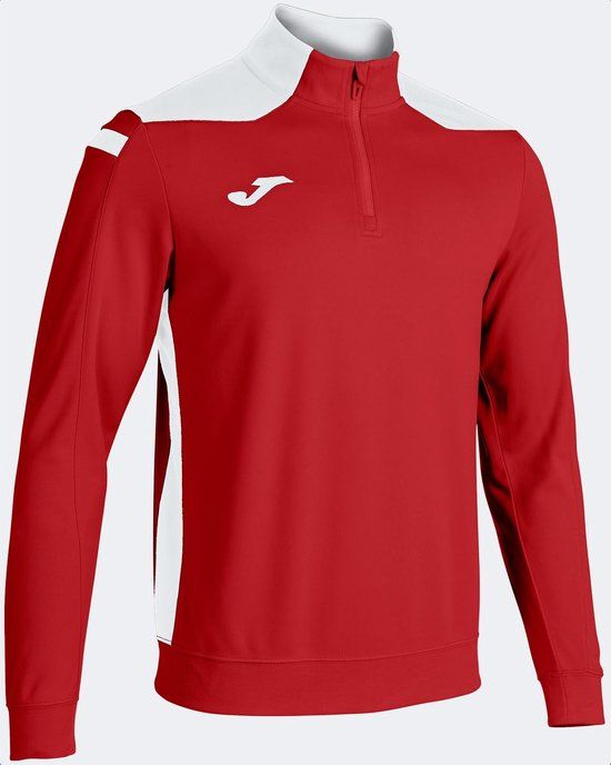 Joma Championship VI Ziptop Kinderen - Rood / Wit | Maat: 104