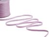 Furlanis - Dubbel satijnen lint, Italiaanse stof - lila/roze, 6 mm x 25 m