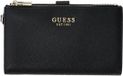 Guess Amorette Slg Organizer Met Dubbele Rits - Zwart