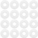 Bol 100 Stuks Siliconen O-Ringen - Antislip Spacer Beads - 6mm Extern - 2mm Gatdiameter
