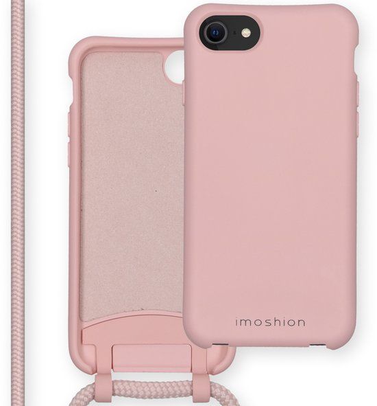 imoshion Color Backcover met afneembaar koord voor de Apple iPhone SE (2022 / 2020) / 8 / 7 - Roze