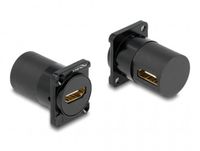 Delock HDMI haaks D-type module | HDMI2.1 (8K 60Hz + HDR) | gegoten zink | zwart