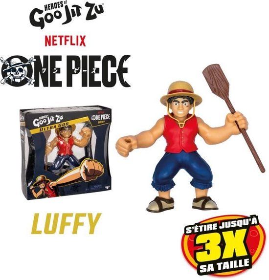 Moose Toys One Piece Goo Jit Zu Stretch Figure Legendary Luffy 11 cm