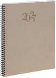 Exacompta 296426E Bureau-agenda, consultaties, 29S, spiraalbinding, Forever, gerecycled, 29,7 x 21 cm, weekoverzicht, januari tot december 2026, linnen