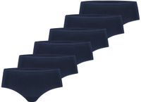 Mey Dames hipster slip 6 pack Best of Cotton night blue Effen Vrouwen XL