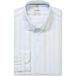 OLYMP Level Five Garment Washed Body Fit Chemise en lin bleu clair, rayé