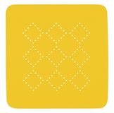 Spirella Badmat 55 x 55 cm Geel