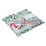 Hobby Gift Platte projecttas - Needlecraft Papercraft wenskaarten naai-opslag - veilig waterdicht - 28 x 28 x 0,5 cm - eucalyptus