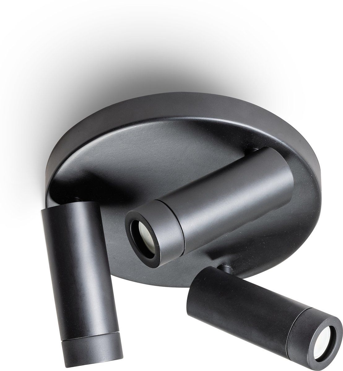 Expo Trading ETH Miller Spot 3x E27 60W Zwart - Zwart