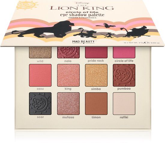 Mad Beauty X Disney Lion King Oogschaduwpalet