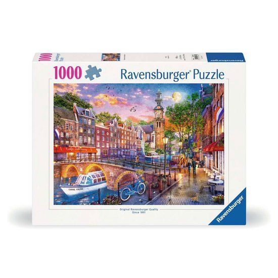 Ravensburger Puzzel Amsterdam Zonsondergang - 1000 stukjes