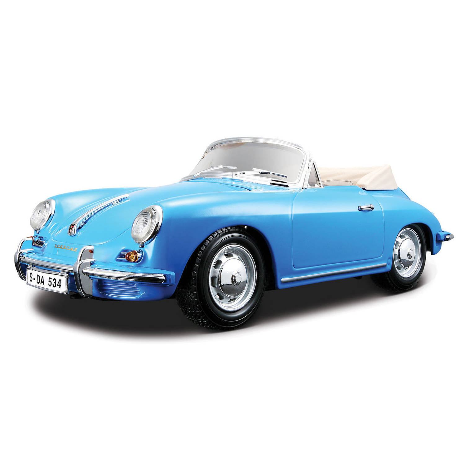 Bburago sportauto Porsche Cabrio 1:18 blauw