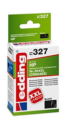Edding Inktcartridge EDD-327 vervangt HP 364XL (CN684EE) - Zwart - 19ml