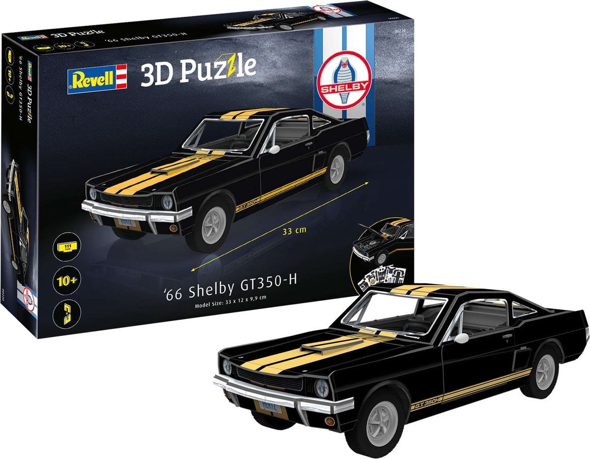 Revell 00220 1966 Shelby Car GT350-H 3D Puzzel