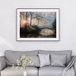 Affiche - Paysage Pont - 40x50 Cm - Bordure Blanche