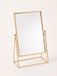 vtwonen Spiegel op standaard - Goud - 42.7cm - Metaal - Modern