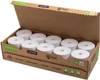 Exacompta 30x Kassarol 80x72mm - 76m - 1 laag thermisch papier 48g/m2 fenol- en plasticvrij - Wit - 40768E