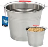 KOTARBAU® Roestvrijstalen Emmer, 5 L, Zilver