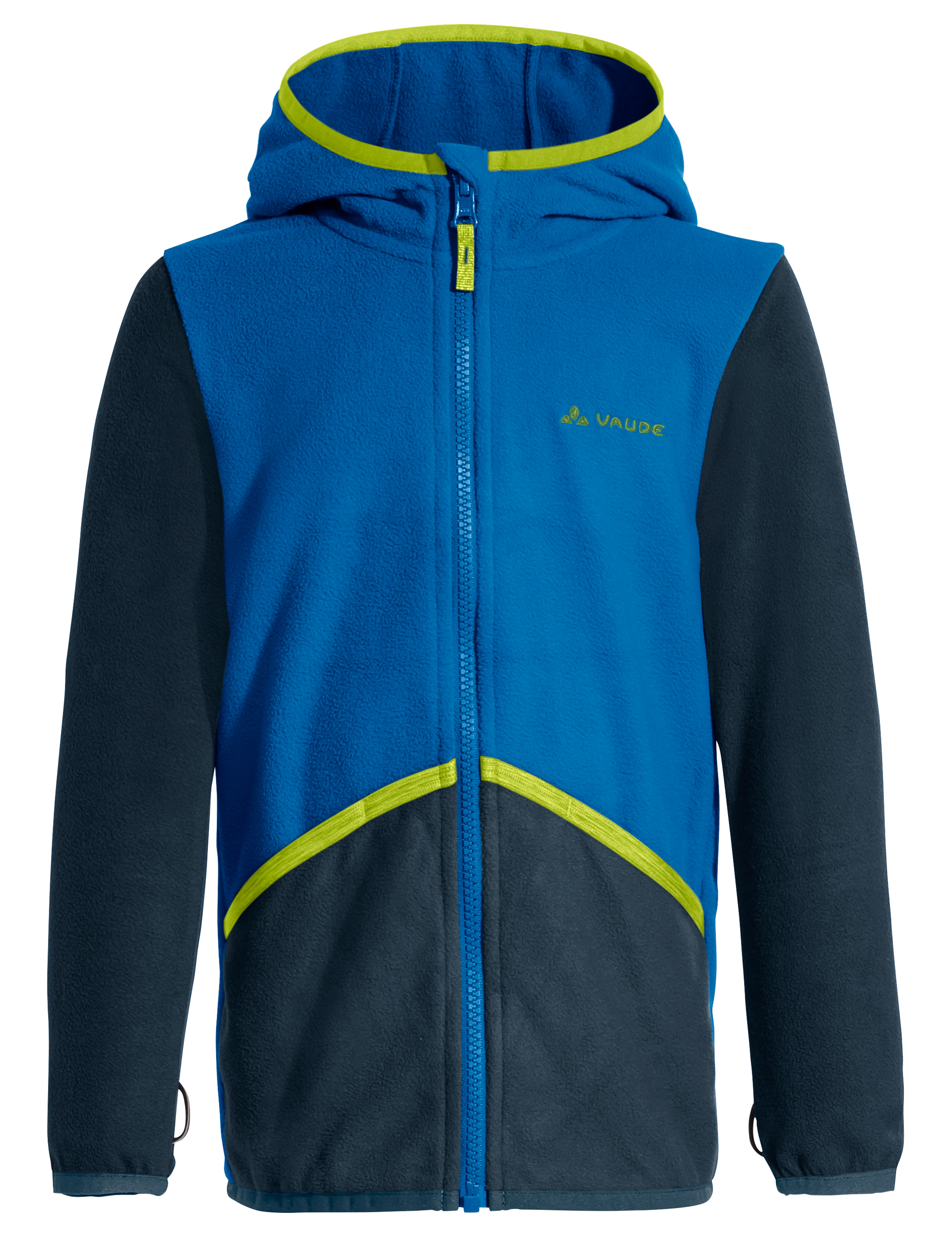 VAUDE Kids Pulex Hooded Jacket radiate blue/eclipse 10 / radiate blue/eclipse / Kind/kleuter / 104 / 2022