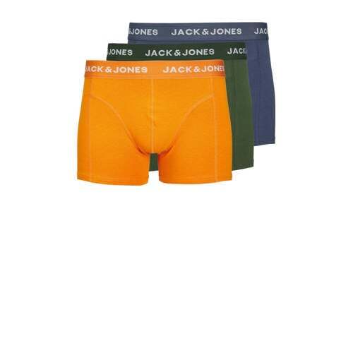 JACK & JONES JACK & JONES JUNIOR boxershort JACKEX - set van 3 oranje/groen/blauw