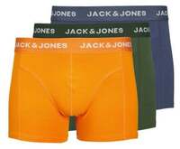 JACK & JONES JACK & JONES JUNIOR boxershort JACKEX - set van 3 oranje/groen/blauw