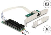 Delock M.2 Key B+M 1 x RJ45 10 Gigabit LAN Network Card
