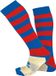 Errea Sokken Zone Calza 2003 Lichtblauw Gestreept Unisex Polyester One Size