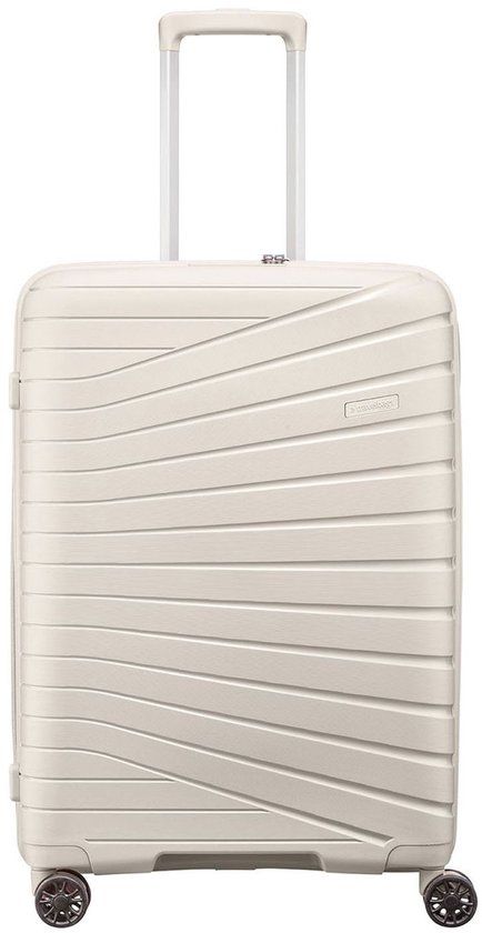 Travelbags The Vibe 4-wiel Trolley 65 cm - Wit