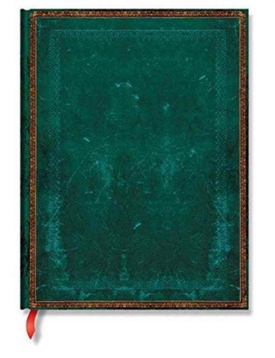 Paperblanks Old Leather Viridian Vert Ultra Cahier A5 Gelinieerd 144 Pagina's Groen