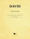 David Dur und Moll: 25 Studies in All Keys, Op. 39: 25 Etuden, Capricen und Charakterstucke in allen Tonarten for Violin alone