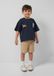 s.Oliver T-shirt bleu marine coton col rond manche courte enfants 116/122