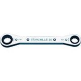Stahlwille 41562022 25AN 5/16 X 11/32 RATSCHENRINGSCHLUESSEL Dubbele ringsleutelratelset