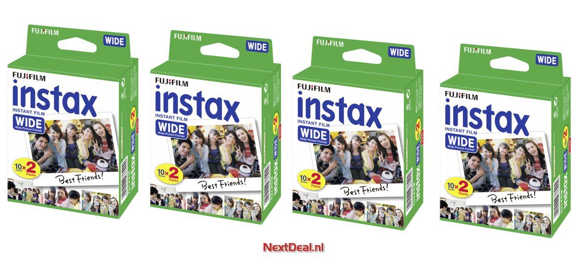 Fujifilm Instax Wide 4pack 10x2