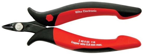 Wiha WH26812B - - MICROZIJKNIPTANG ELECTRONIC - 118mm - Z40003