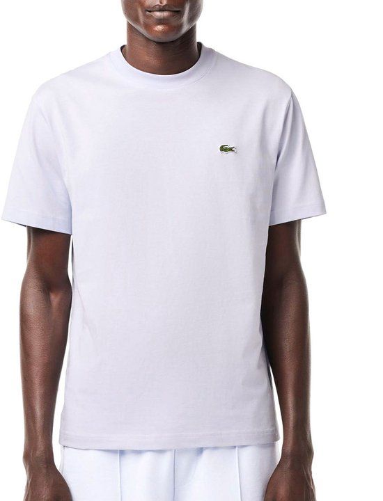 Lacoste T-shirt Lichtblauw - Maat XL - Heren - Casual T-shirts