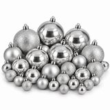 Mica Decorations Bal Onbreekbaar Zilver 46 Stuks