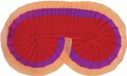 Henbrandt Papieren oogmasker/blinddoek pinata