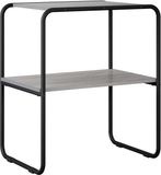 vidaXL Wandtafel Grijs Sonoma 60 x 42,5 x 70 cm Bewerkt hout