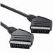 PremiumCord Scart-Scart 3m M/M SCART-kabel SCART (21-pin) Zwart