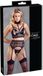 Cottelli Sexy bondage jarretelset - Zwart - Maat S