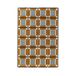 Flair Rugs laagpolig rechthoekige wollen vloerkleed met print 200x140 cm - meerkleurig
