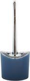 MSV MANIHI Toiletborstel met Houder – Donkerblauw – Kunststof – 37 cm